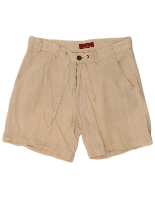Pantaloncini chino da uomo Zara grandi W32 beige