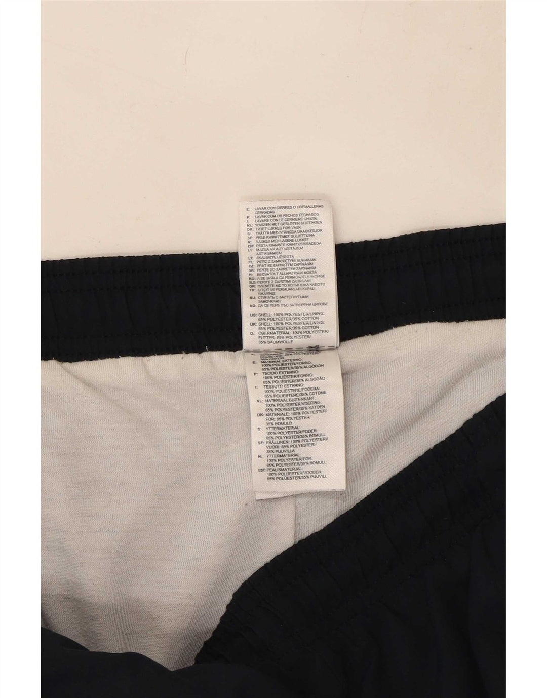 Pantaloni da tuta da uomo Adidas Joggers medi in poliestere blu navy