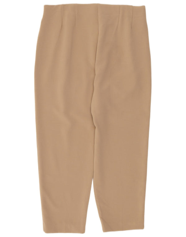 Pantaloni corti affusolati da donna Marks & Spencer UK 14 Medium W30 L24 Beige