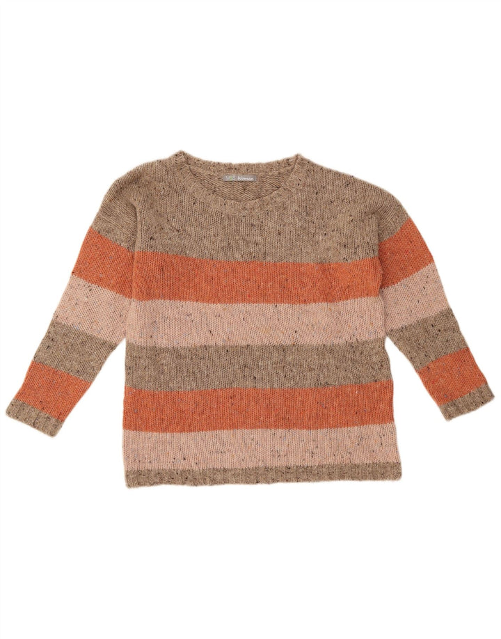 Maglione maglione con scollo a barca da donna Marks & Spencer UK 14 grande Beige
