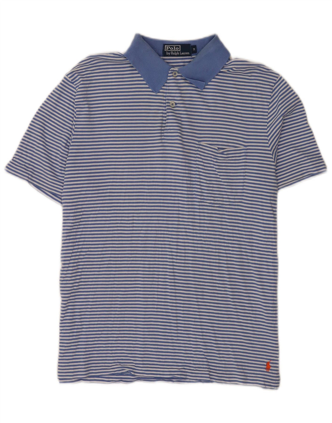 Camicia da uomo Polo Ralph Lauren gessato blu medio