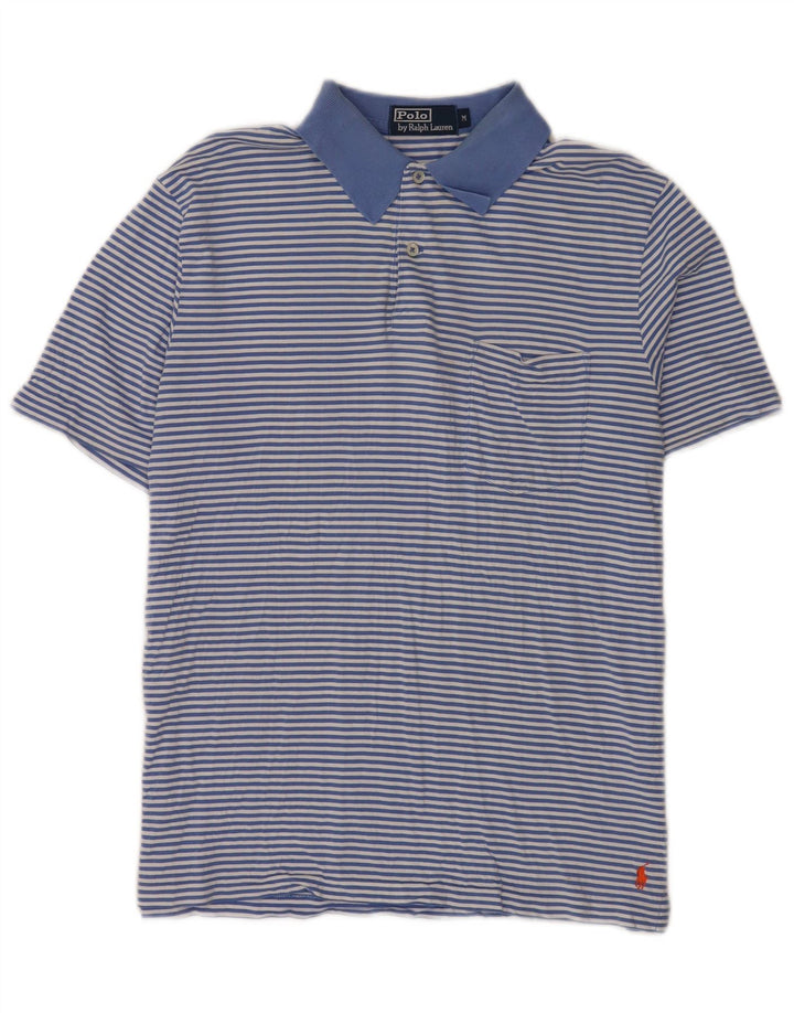 Camicia da uomo Polo Ralph Lauren gessato blu medio