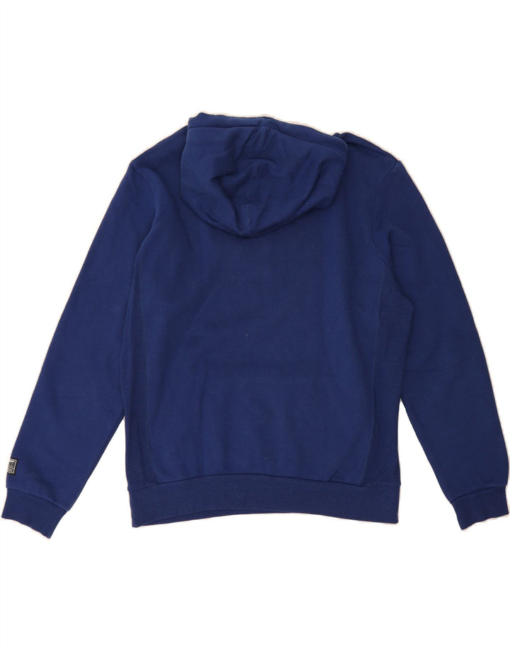 PUMA Mens Graphic Hoodie Jumper Large Blue Vintage Puma and Second-Hand Puma from Messina Hembry 
