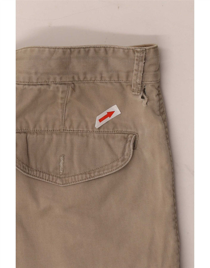 Gap Pantaloncini chino da uomo con pegged W34 Large in cotone beige