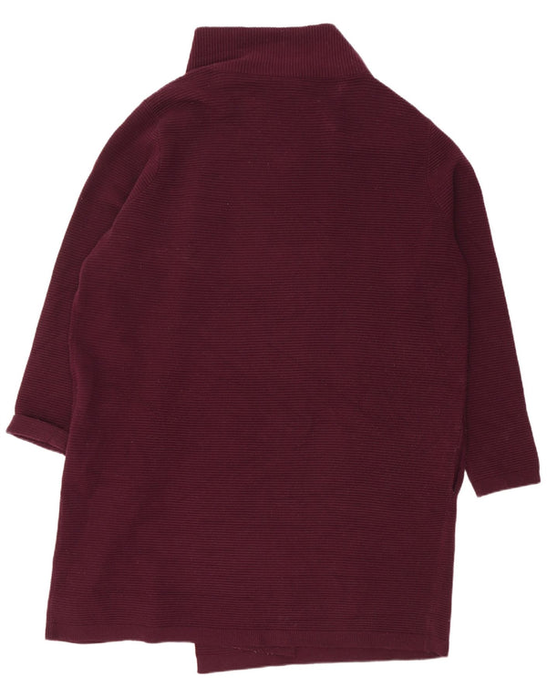 Maglione cardigan lungo oversize da donna Phase Eight UK 16 Large Bordeaux