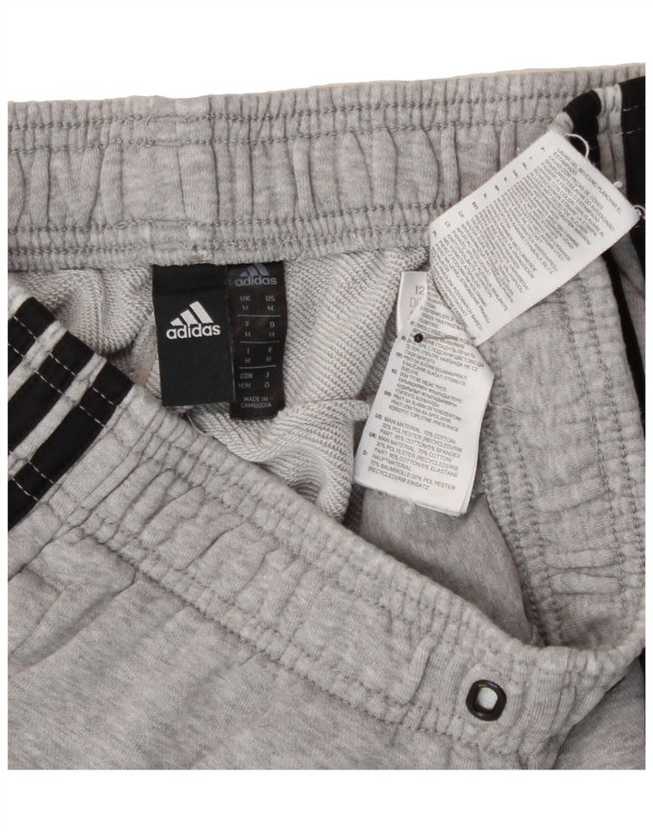 ADIDAS Womens Tracksuit Trousers UK 12 Medium  Grey Cotton Vintage Adidas and Second-Hand Adidas from Messina Hembry 