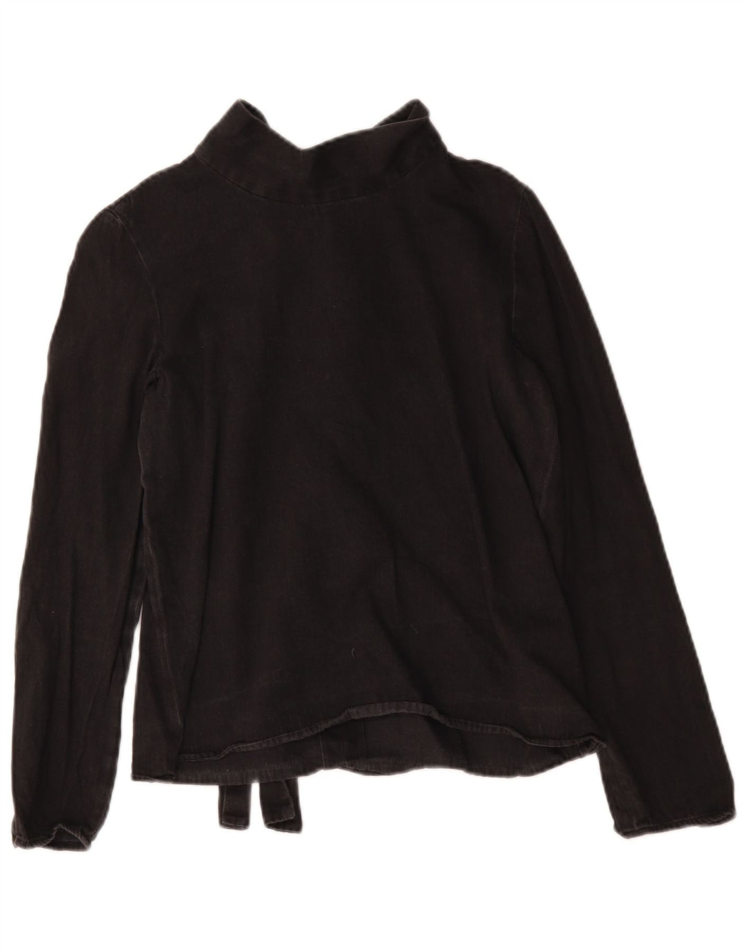 Cos Camicetta a maniche lunghe da donna Top EU 36 Small Black Cotton