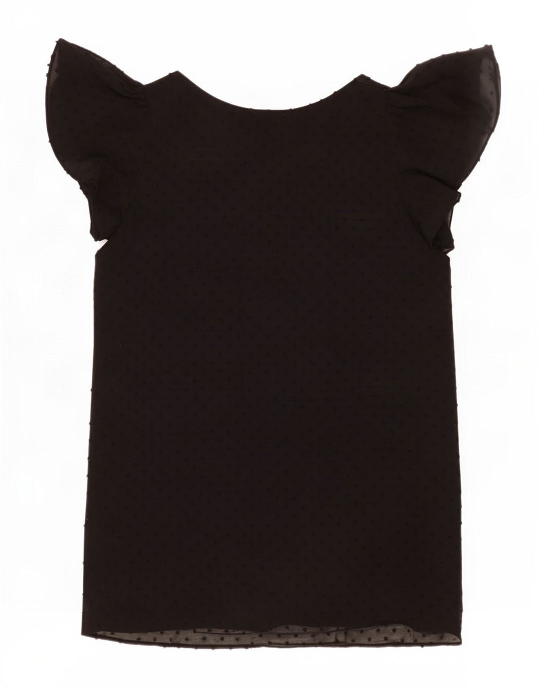 Abito basic da donna Zara UK 10 piccolo poliestere maculato nero