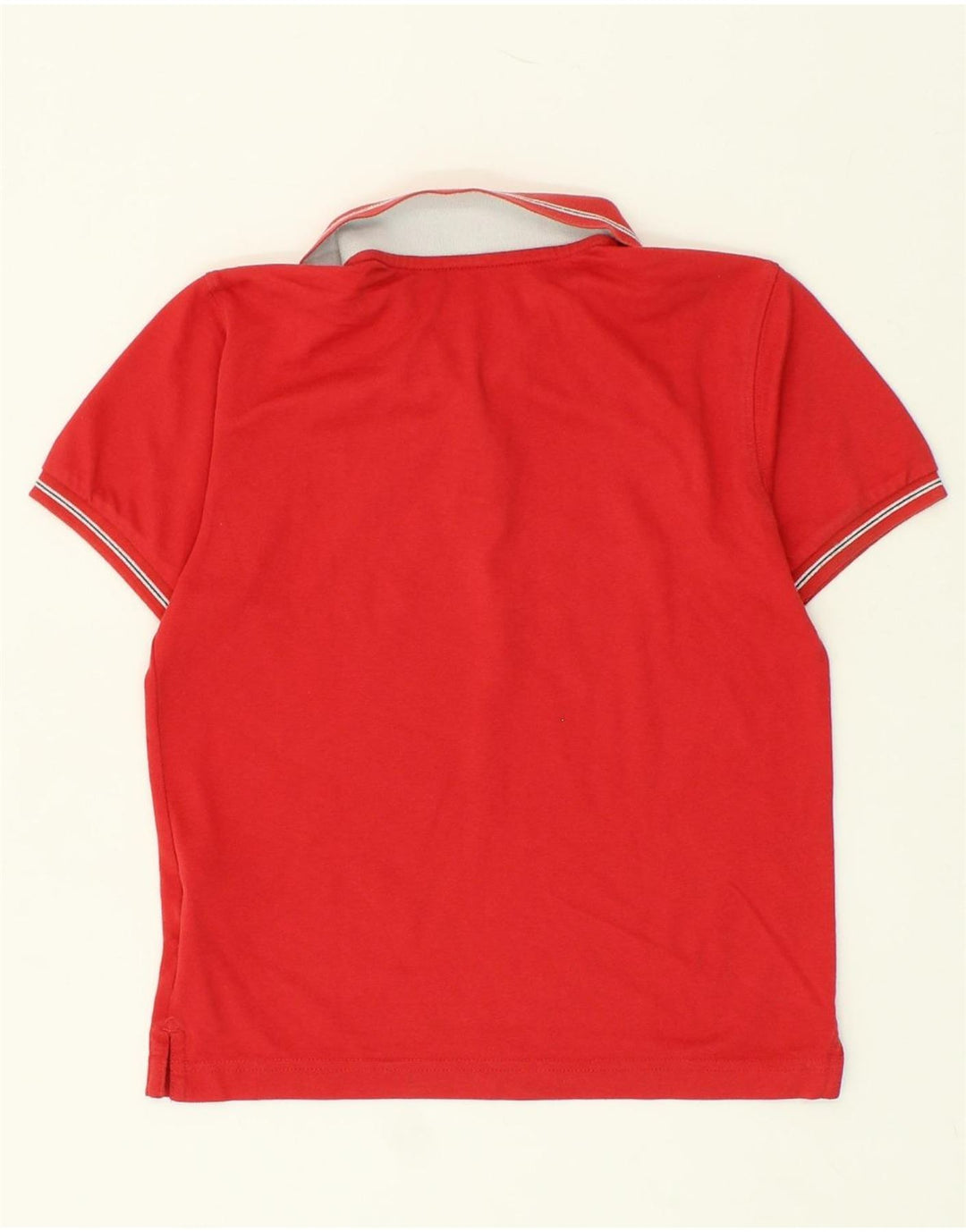 CHAMPION Boys Polo Shirt 7-8 Years Small Red Cotton Vintage Champion and Second-Hand Champion from Messina Hembry 