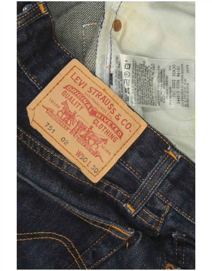 Levi's Uomo 751 Jeans dritti W30 L30 Cotone blu navy