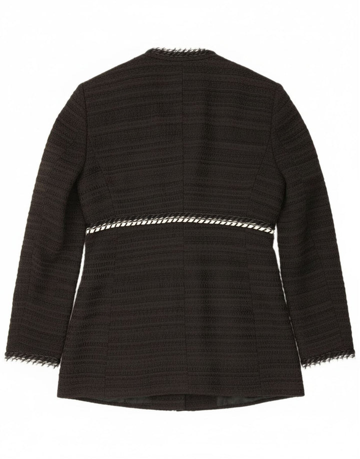 Giacca blazer aperta da donna Zara UK 14 grande nera