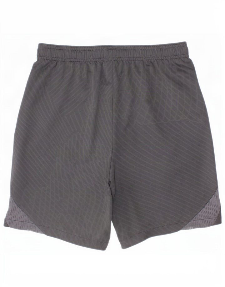 Pantaloncini sportivi Nike da ragazzo Dri Fit 12-13 anni in poliestere a quadri neri grandi