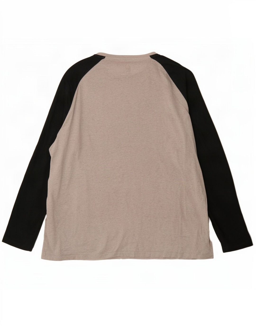 Fat Face Top da uomo a maniche lunghe 2XL in cotone color block grigio