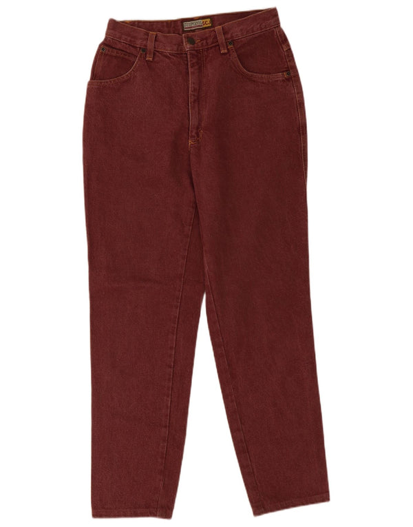Jeans affusolati da donna Stefanel IT 44 medio W30 L30 cotone bordeaux
