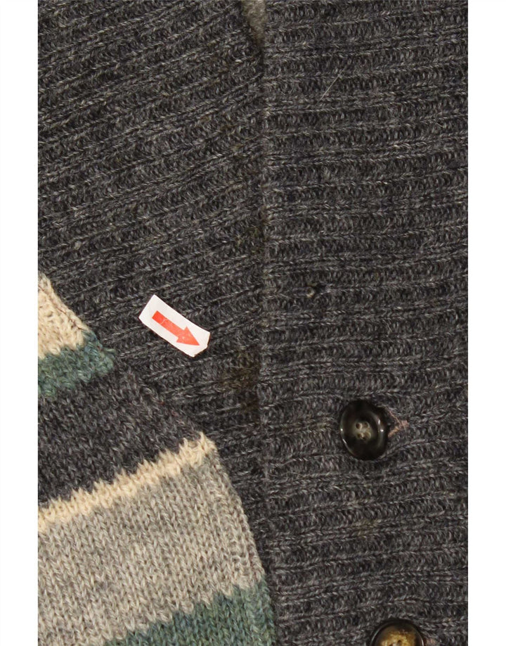 Maglione Cardigan Uomo Trussardi XL Righe Multicolore