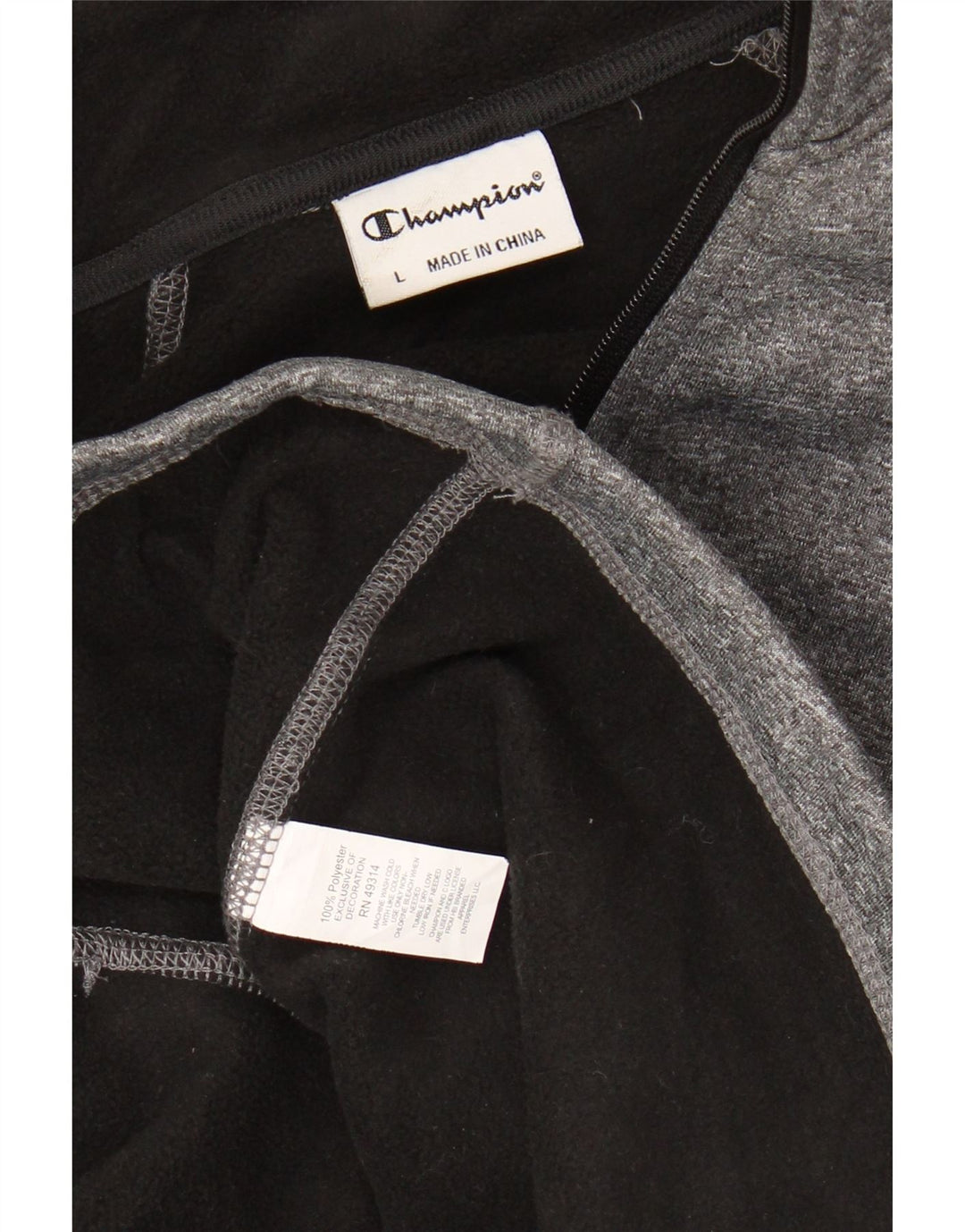 Giacca da tuta da donna Champion UK 16 Large Poliestere chiazzato grigio