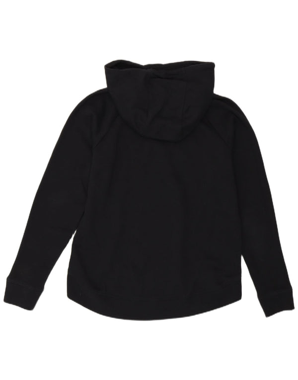 Felpa con cappuccio oversize grafica da donna Under Armour UK 10 piccola nera