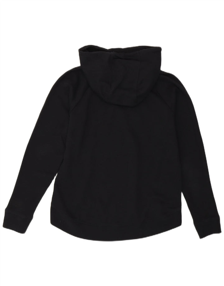 Felpa con cappuccio oversize grafica da donna Under Armour UK 10 piccola nera