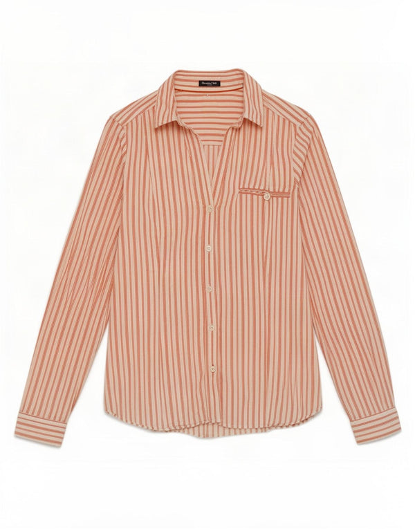 Camicia da donna Massimo Dutti EU 38 piccolo cotone gessato rosso