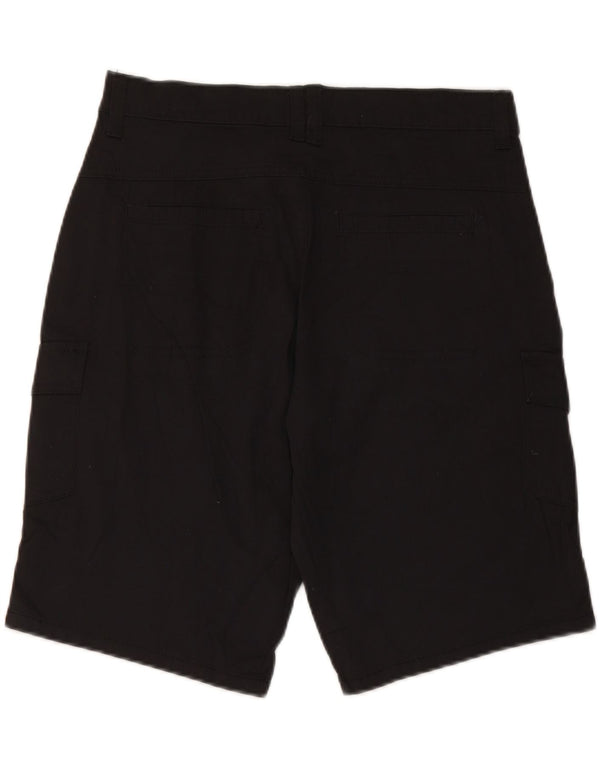 Pantaloncini cargo Lee da donna a vita media US 6 medi W30 cotone nero
