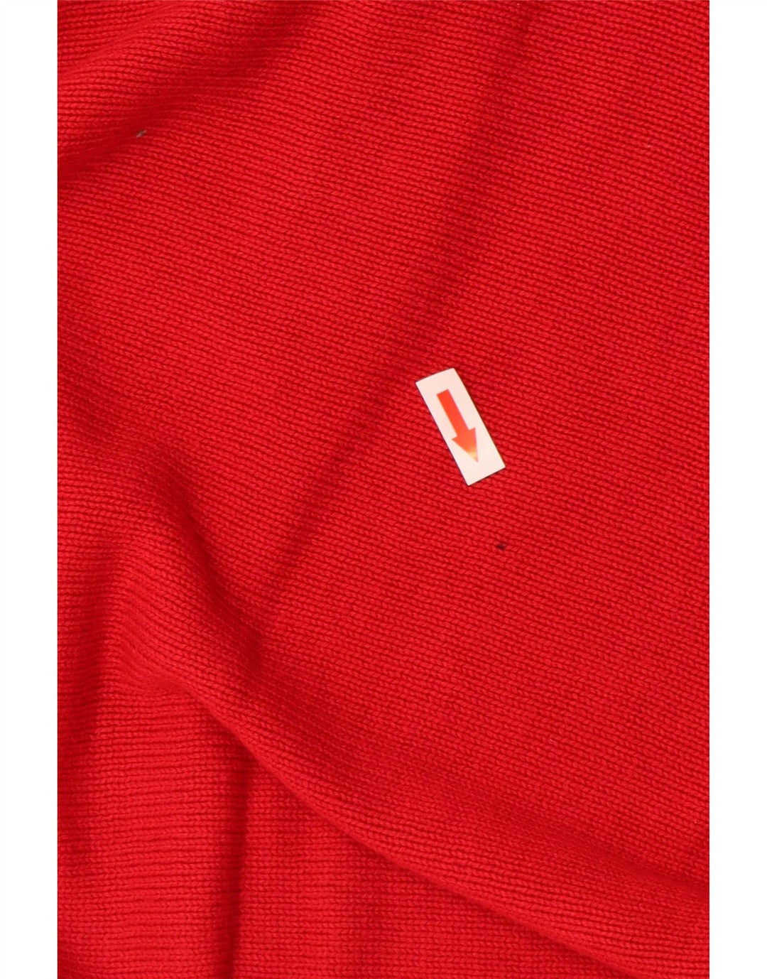 MICHAEL KORS Maglione da donna con scollo a barca UK 16 Grande cotone rosso