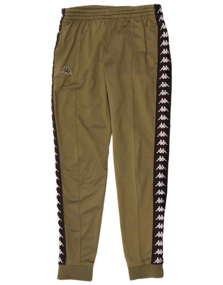 Pantaloni da tuta con grafica KAPPA da uomo Joggers Large Green Colourblock