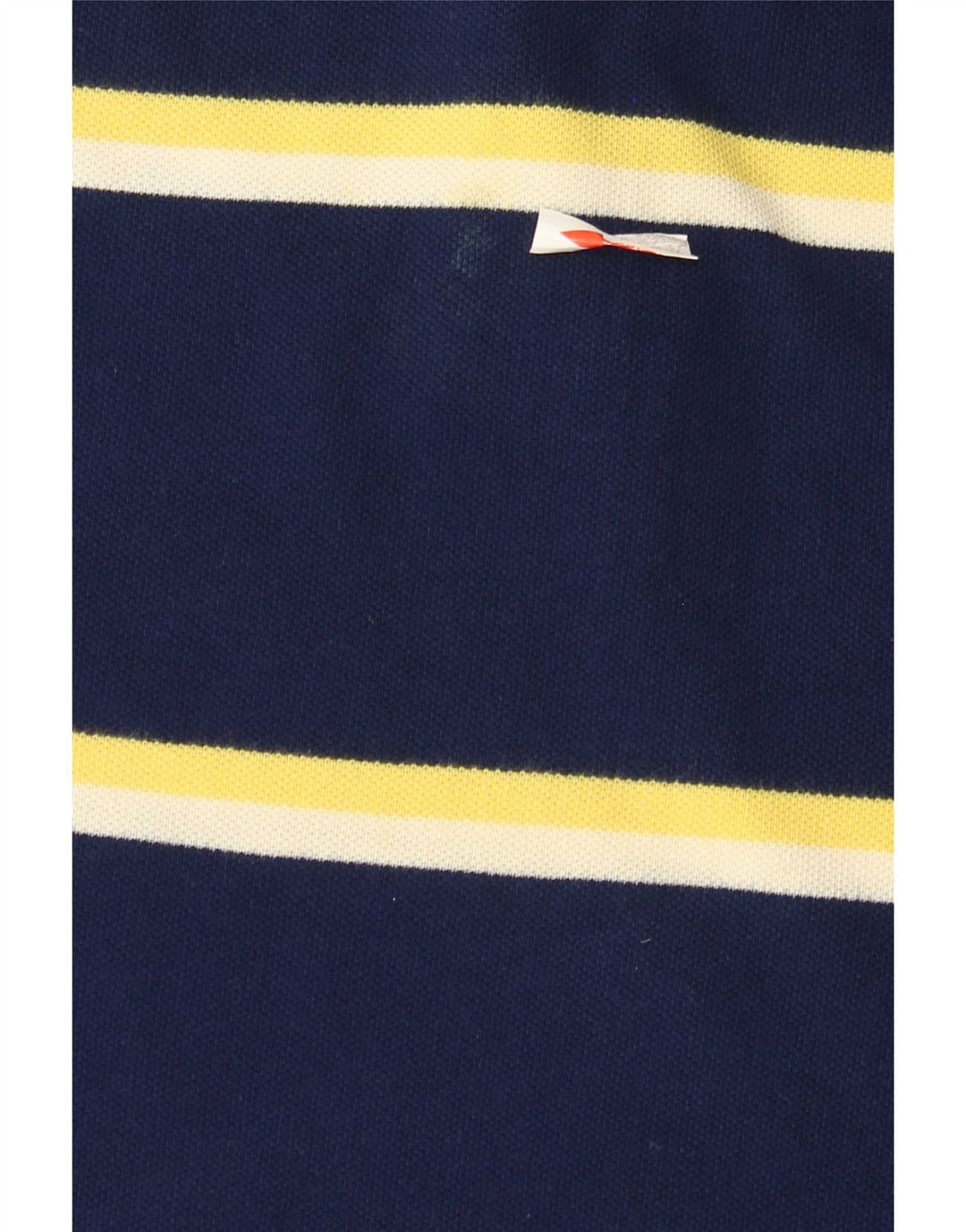 Polo da uomo Chaps grande in cotone a righe blu navy
