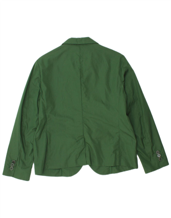 Giacca Blazer 2 Bottoni Donna Aspesi IT 42 Cotone Verde Medio