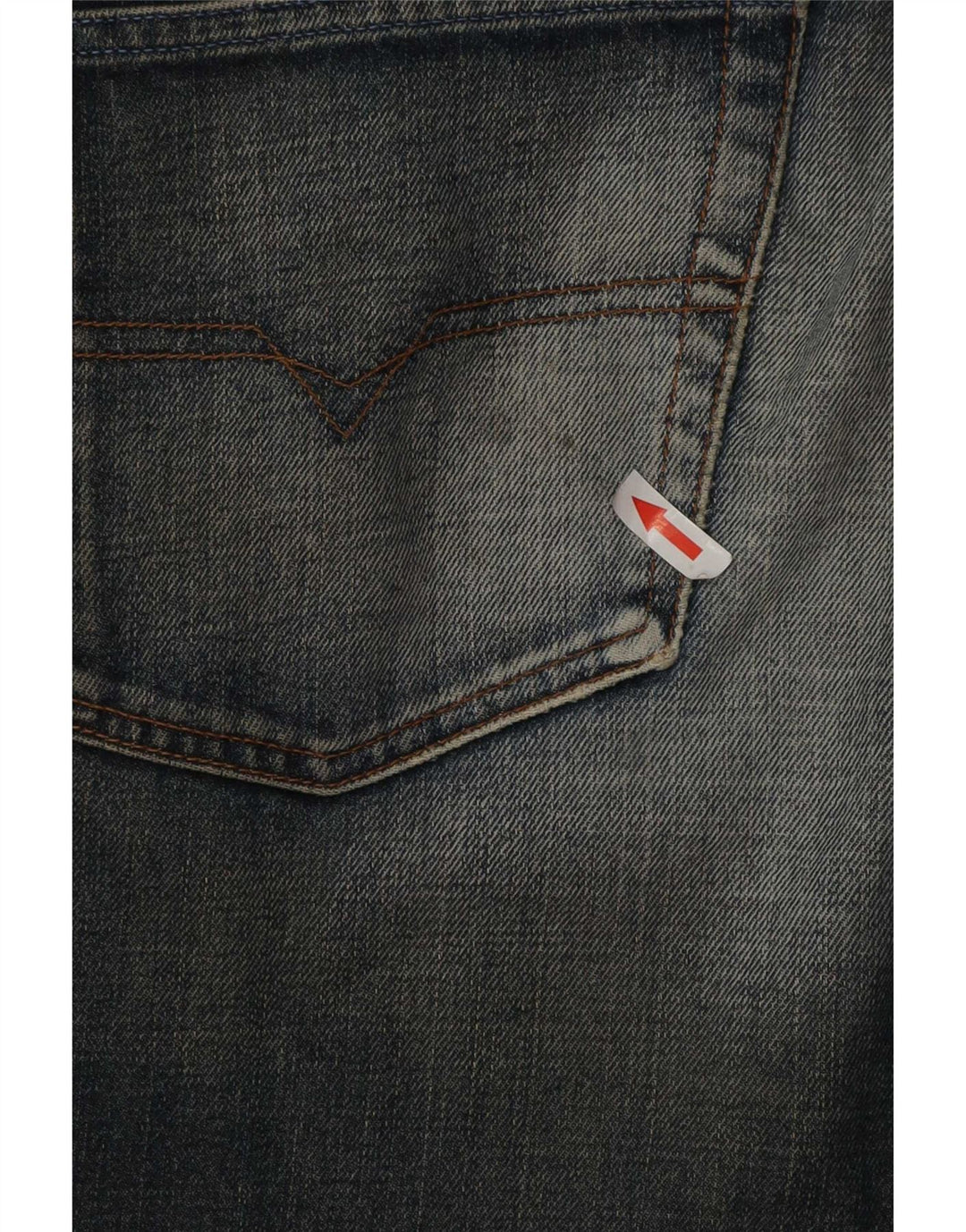 Jeans dritti da uomo Diesel W34 L34 cotone blu navy
