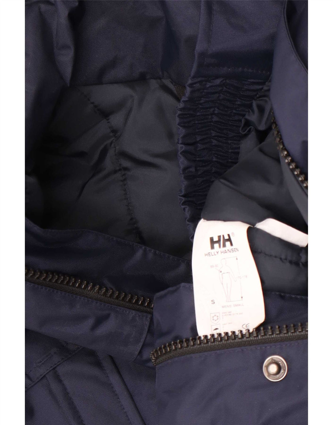 Cappotto imbottito oversize con cappuccio da uomo Helly Hansen UK 36 piccolo blu navy
