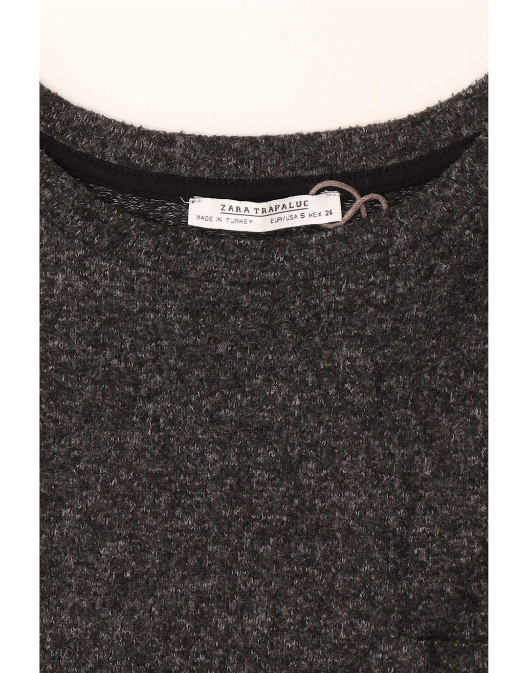 T-shirt Zara Trafaluc da uomo piccola grigia chiazzata