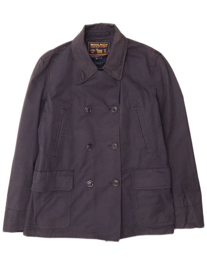 Trench da donna Woolrich UK 18 XL Cotone blu navy