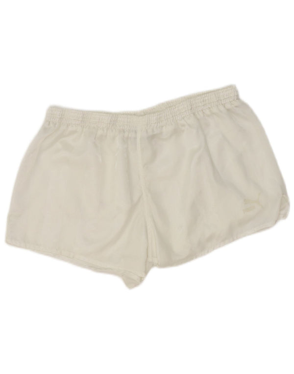 Pantaloncini da bagno da uomo Puma Large bianchi in poliammide