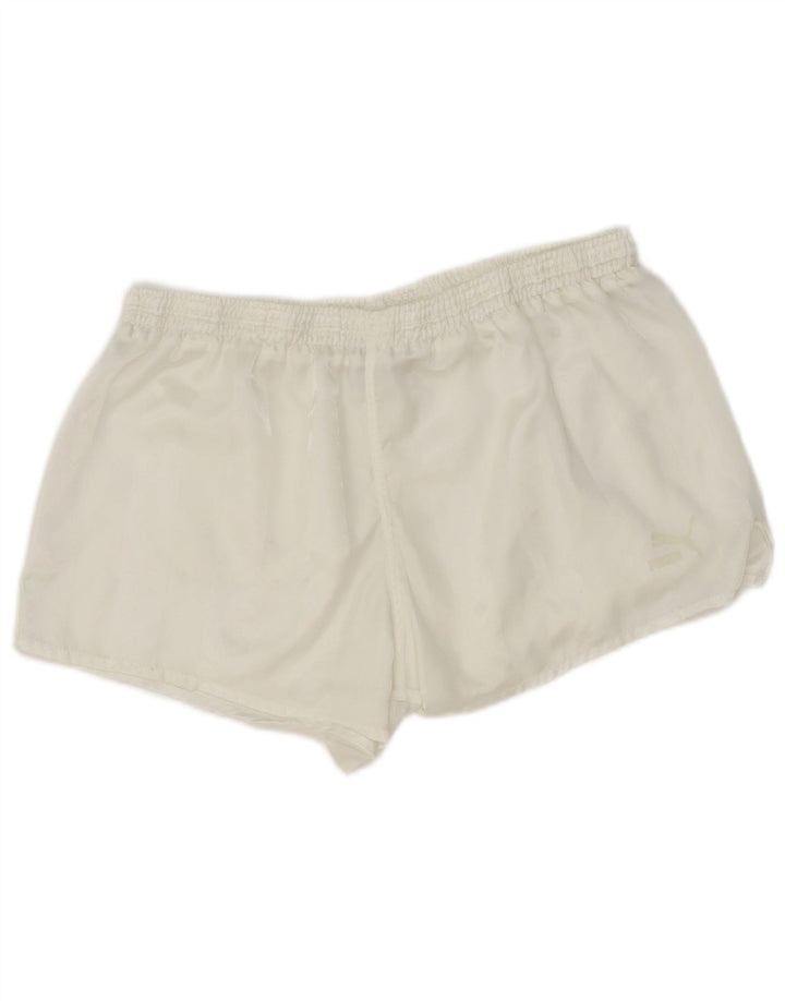 Pantaloncini da bagno da uomo Puma Large bianchi in poliammide