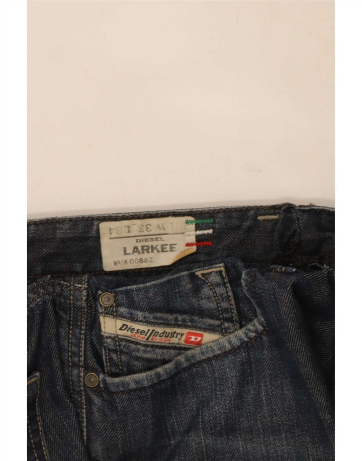 Jeans slim da uomo Diesel Larkee W33 L27 Blu navy