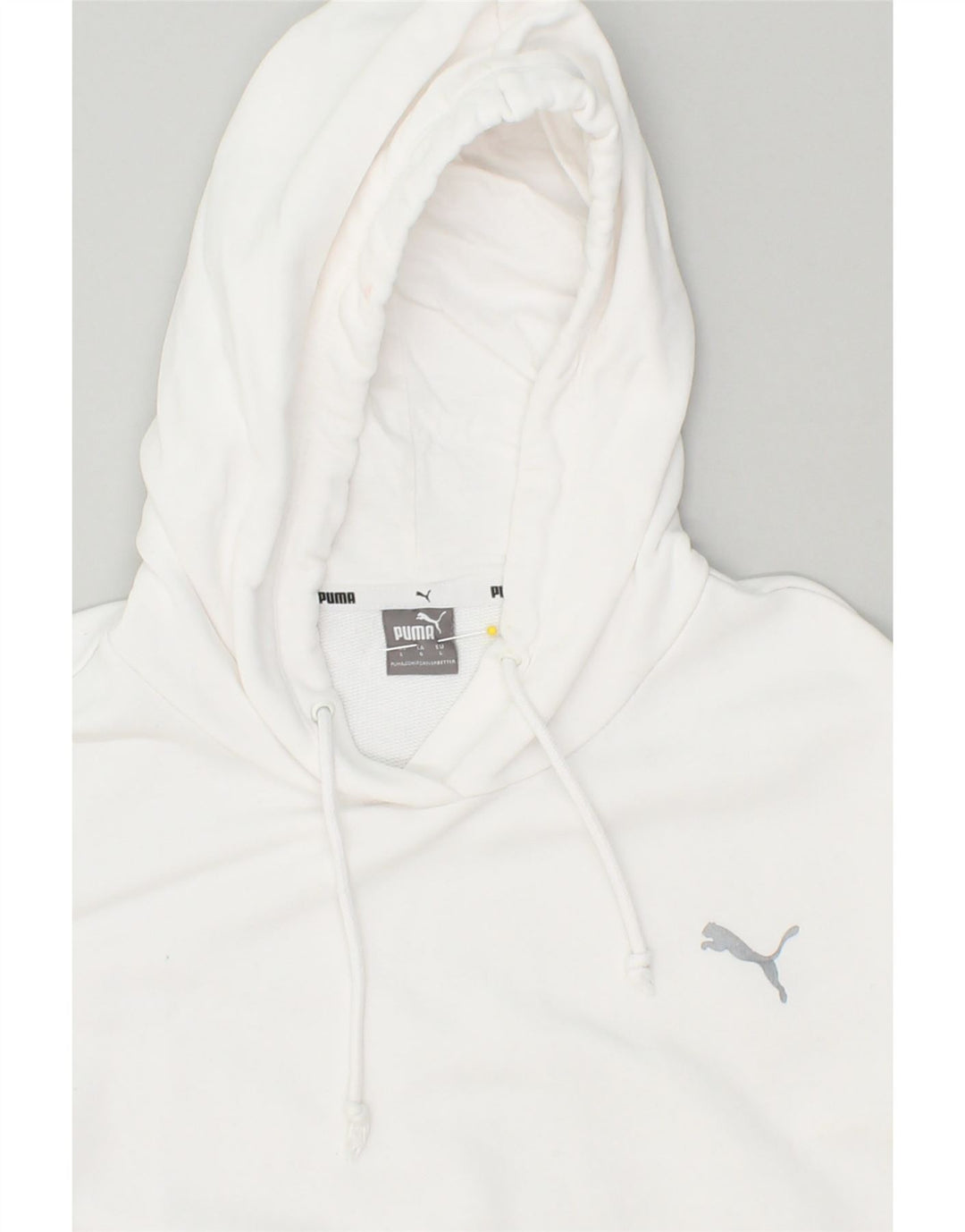 Womens Graphic Hoodie Jumper UK 14 Large | Vintage Puma | Thrift | Second-Hand Puma | Used Clothing | Messina Hembry 