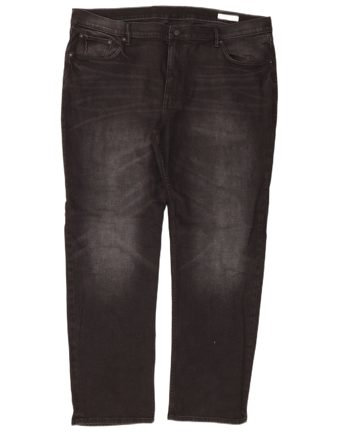 Jeans dritti da uomo Marks & Spencer W44 L31 cotone nero