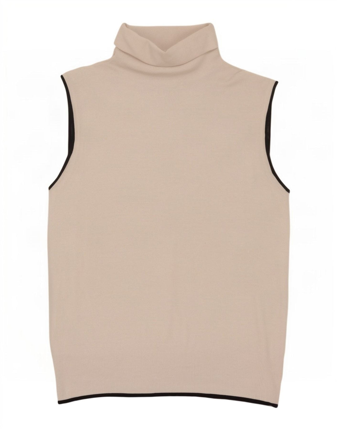 Canotta canotta da donna Zara UK 12 Viscosa beige medio