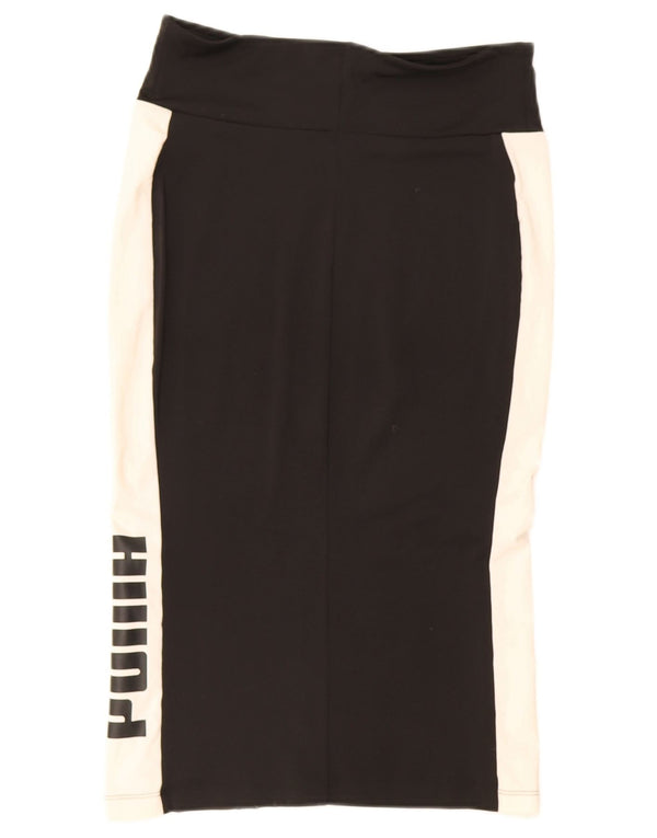 Gonna a tubino grafica da donna Puma UK 14 Large W30 Black Colourblock