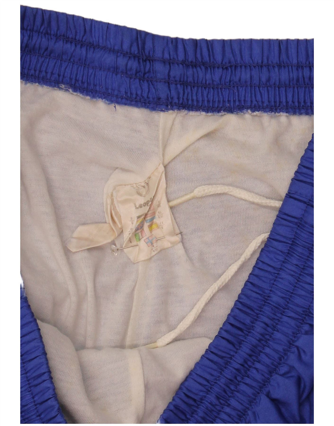 Pantaloni da tuta da uomo leopardati Joggers UK 40/42 Colorblock blu medio
