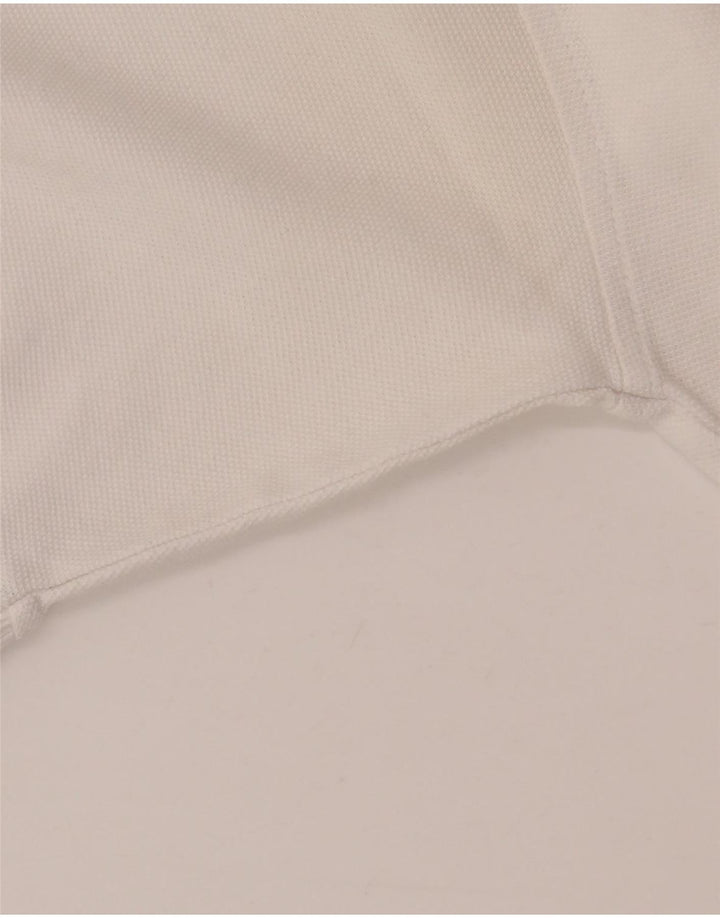 Polo Reebok da uomo grande in cotone bianco