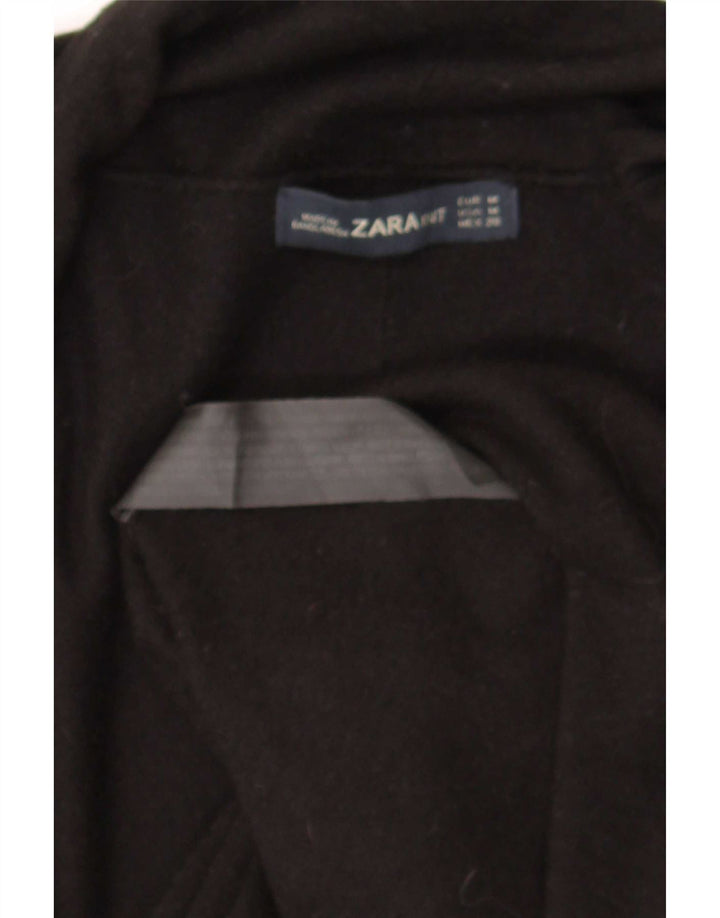 Maglione cardigan aperto da donna Zara UK 12 viscosa nera media