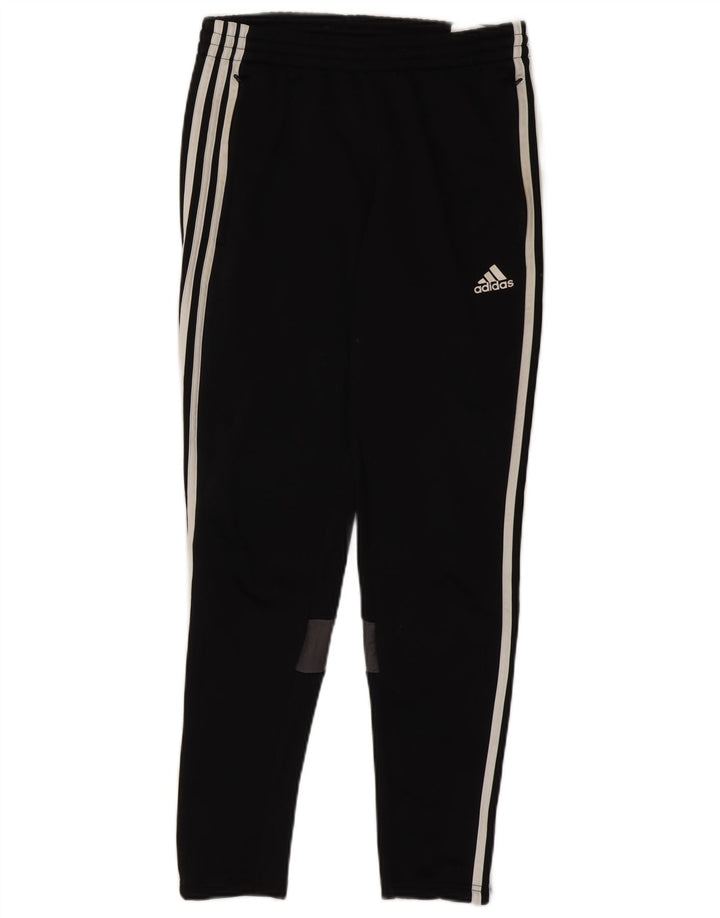 Pantaloni da tuta Adidas Climalite da uomo piccoli in poliestere nero