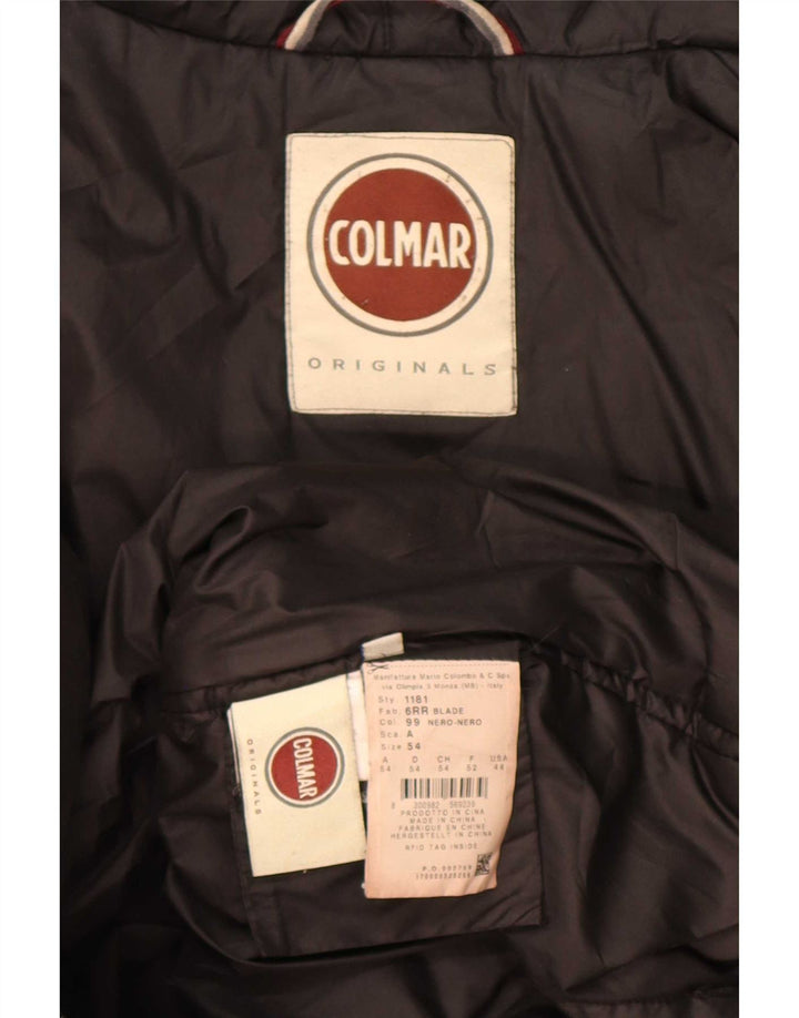 Giacca imbottita con cappuccio Colmar da uomo IT 54 Large nera in poliestere