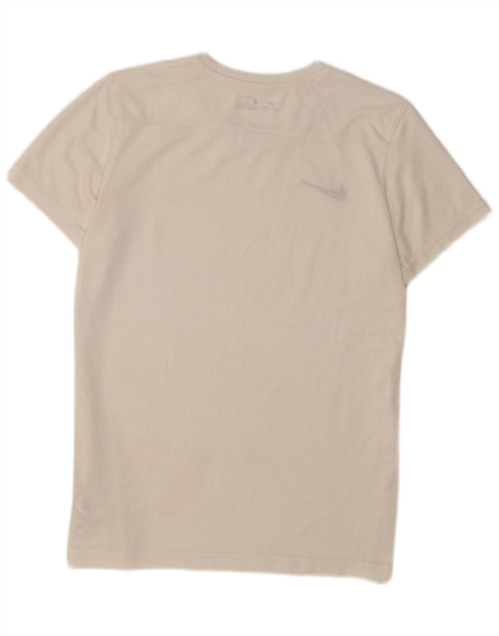 T-shirt Nike Dri Fit da uomo, grande, in poliestere bianco