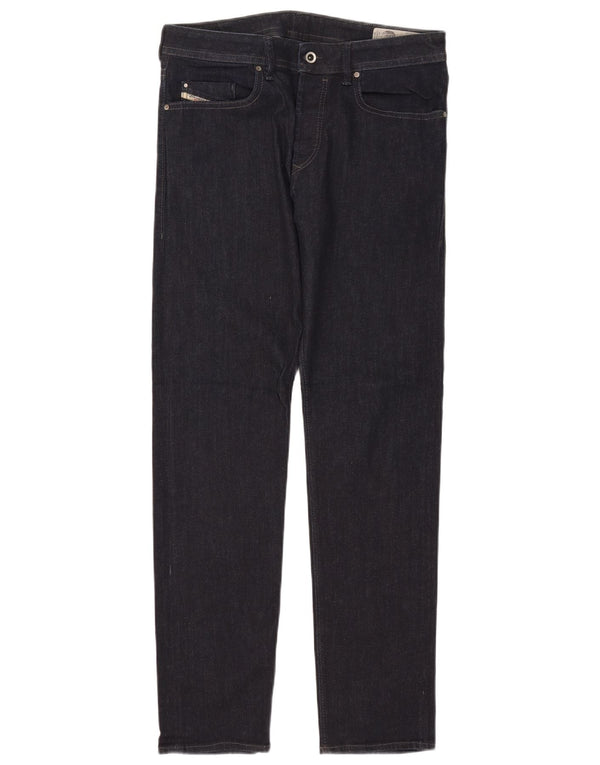 Jeans slim da donna Diesel W32 L32 cotone blu navy
