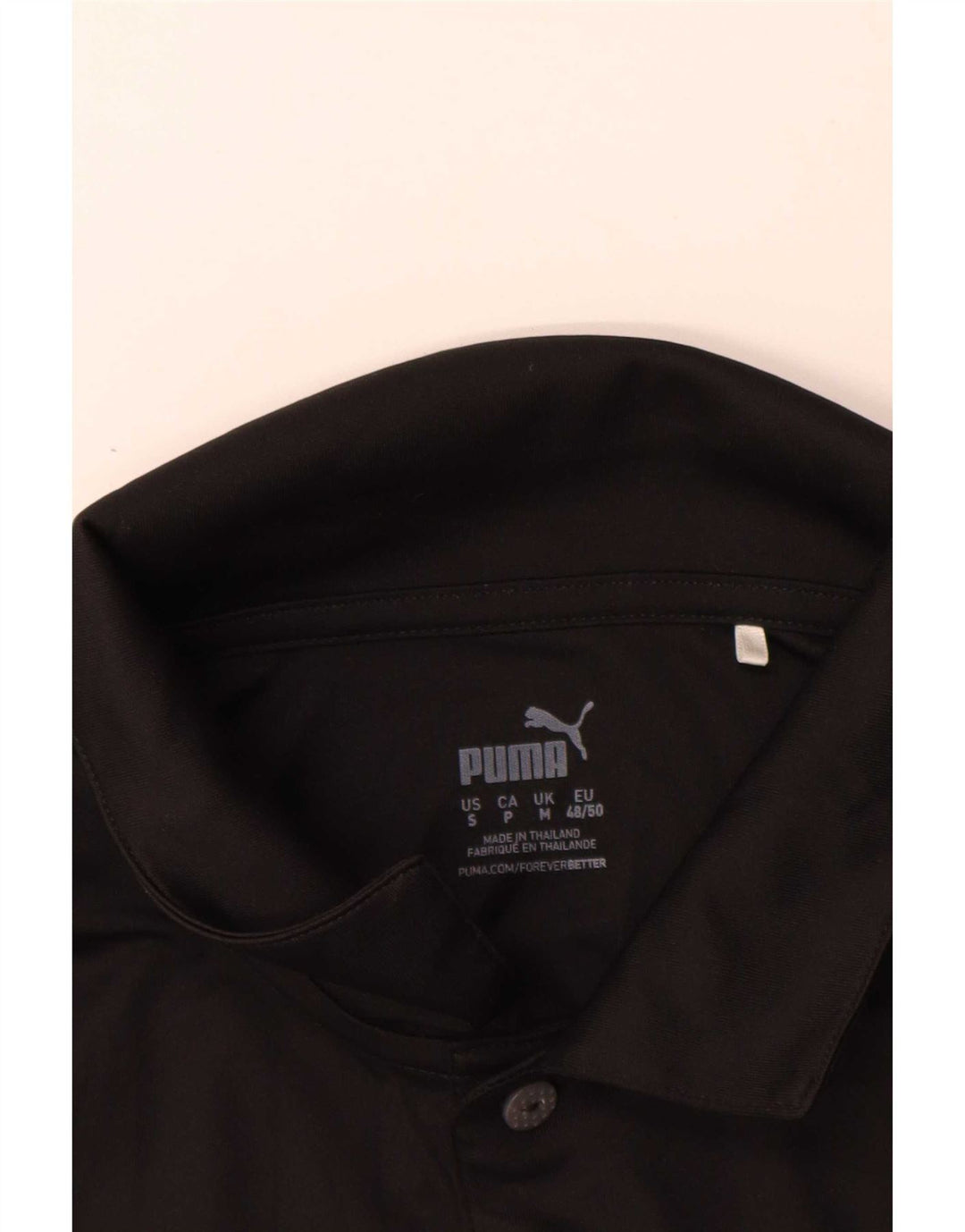 Polo da uomo Puma Medium nera in poliestere