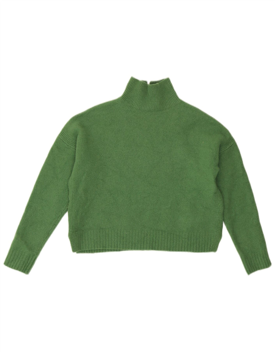 Maglione da donna con collo alto e collo alto Whistle UK 10 piccolo verde