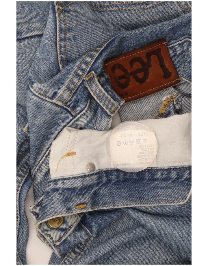 Jeans dritti da uomo LEE Brooklyn W30 L32 in cotone blu