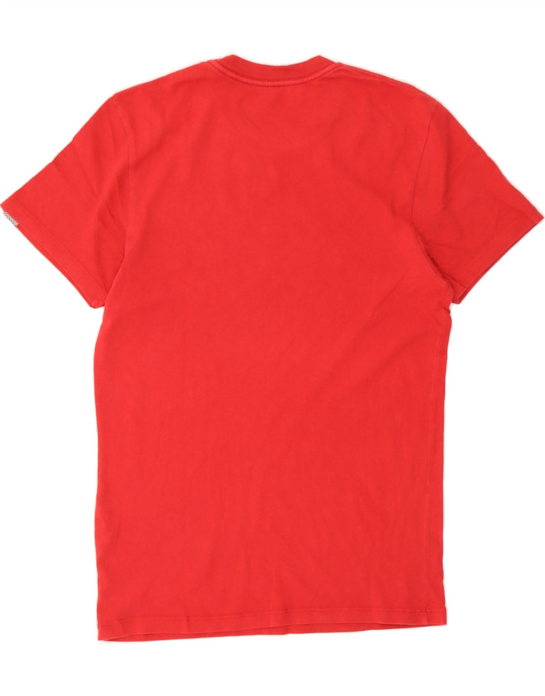 VANS Mens Classic Fit Graphic T-Shirt Top Small Red Cotton Vintage Vans and Second-Hand Vans from Messina Hembry 